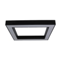 LED Ceiling Light LED/100W/230V 3000/4000/6500K 80x80 cm Black
